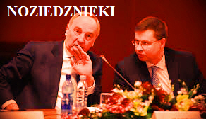 Andris Bērziņš un Valdis Dombrovskis