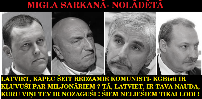 R. Kozlovskis, A. Borovkovs, I. Godmanis, J. reiniks. LRTT. Saeima, DP, ST.