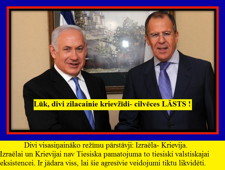 Izraēla, krievija, Lavrovs, Netanjao